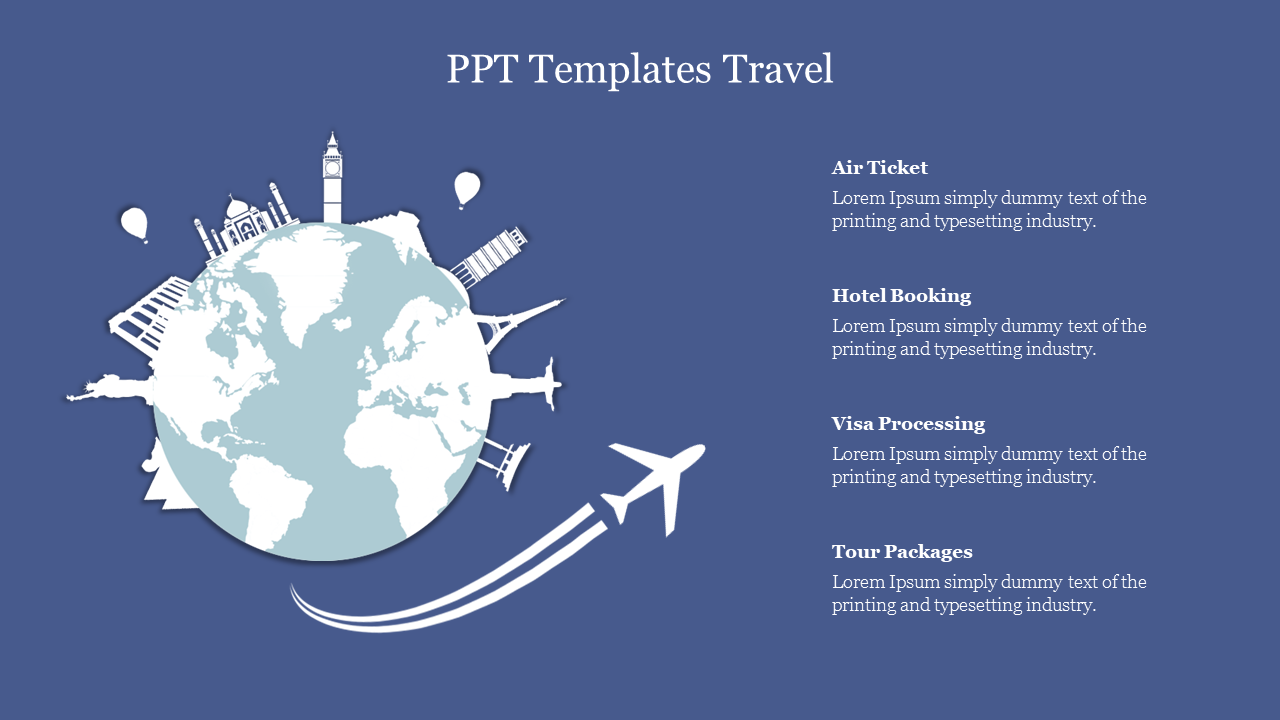 Free - Innovative Free PPT Templates Travel Design Slides
